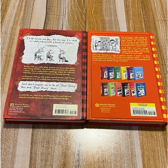Pre-Owned Two Books of Diary of a Wimpy Kid “Double Down - Picture 4 of 4
